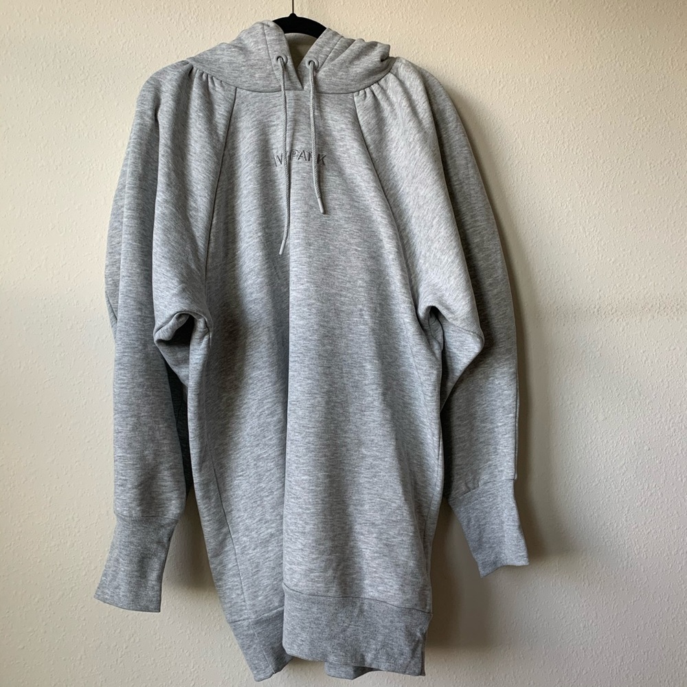 IVY PARK Light Gray Oversized Hooded Sweatshirt NWOT